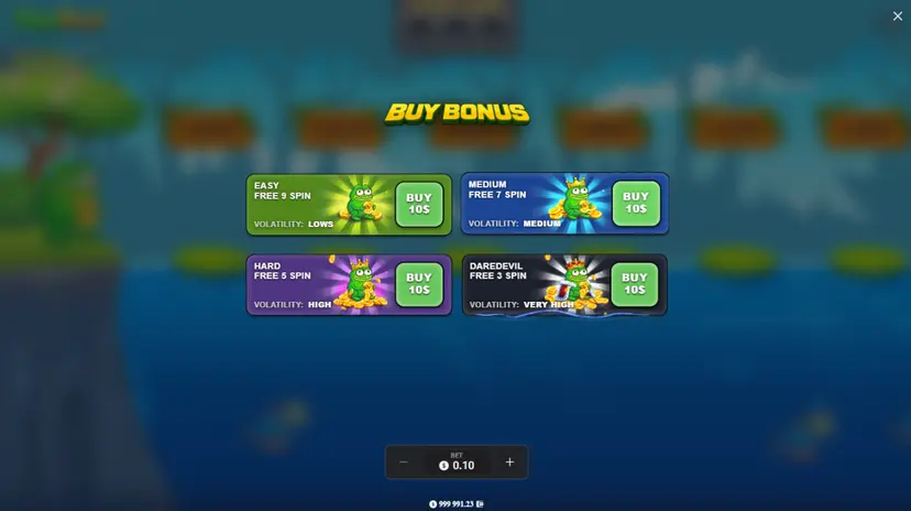 Acheter de Bonus avec Jeu Pepe Road